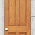 Wooden (Rimu) Villa Style 4 Panel Internal Door - Unhung