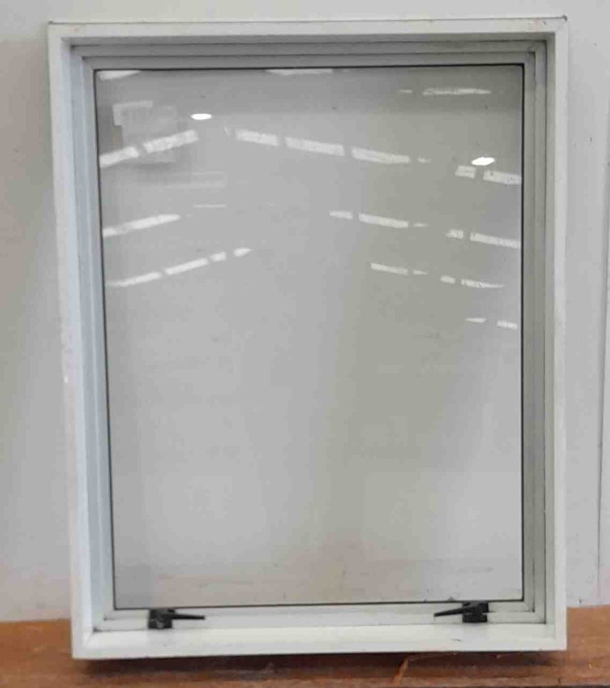 Silver aluminium single awning window