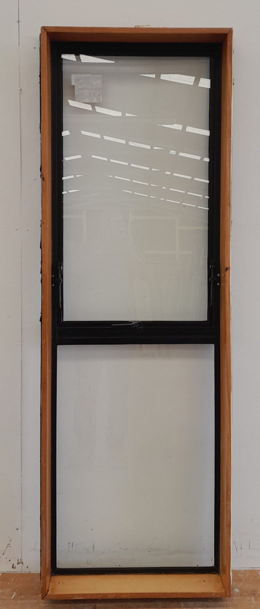 Black aluminium awning Window