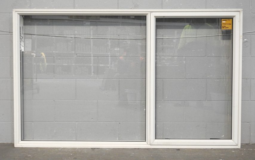 Off White Aluminium Single Awning Landscape Window