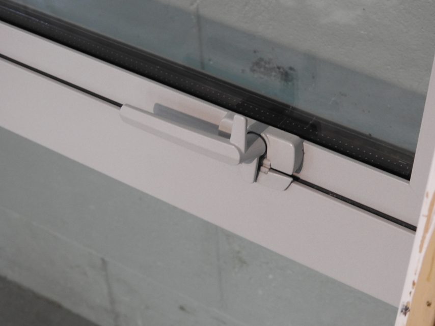 Silver Pearl Aluminium Single Awning Window - Double Glazed