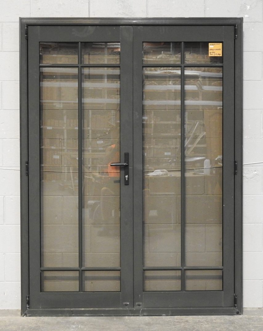 Karaka Green Aluminium French Doors