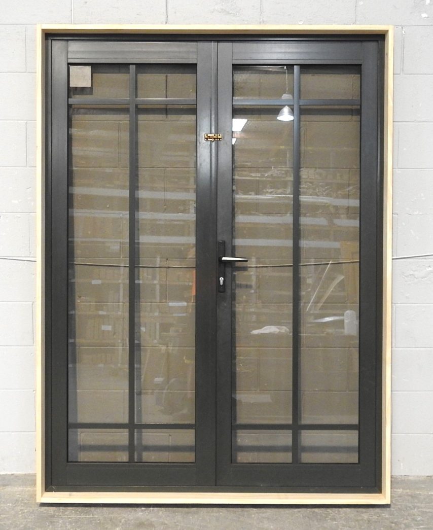 Karaka Green Aluminium French Doors