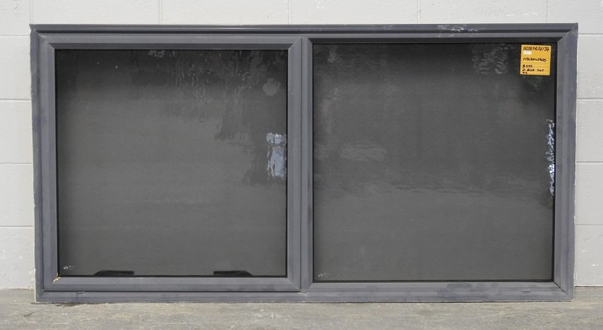 Denim Blue Aluminium Single Awning Landscape Window