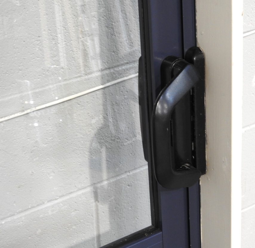 New Denim Blue Aluminium Sliding Door