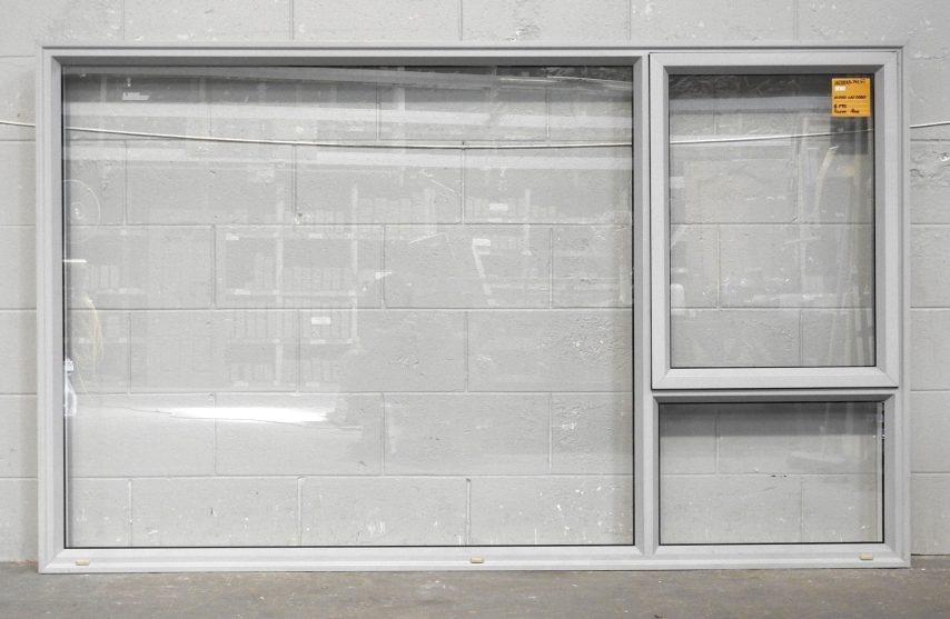 Silver Pearl Aluminium Single Awning Window