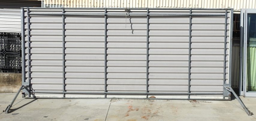 Off White Tilt-A Double Garage Door With Electric Opener