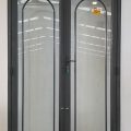 Karaka green aluminium French doors
