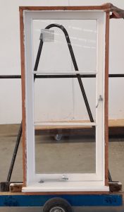 Wooden single awning casement window