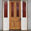 Villa Wooden Entrance Door with Sidelights
