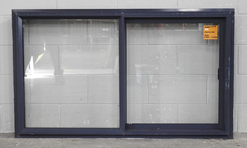 New Denim Blue Aluminium Sliding Window