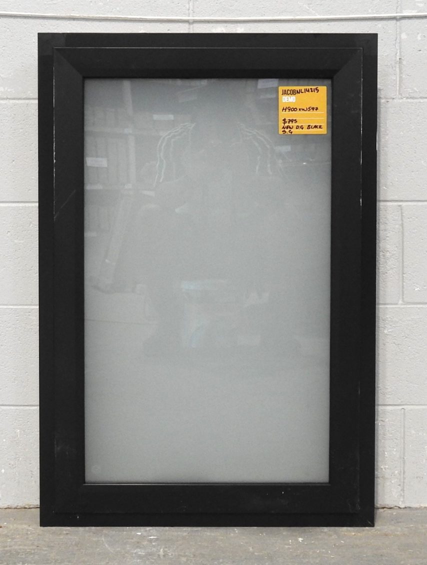 Black Aluminium Awning Window - Double Glazed