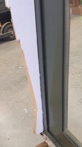 Karaka green aluminium 2 leaf bifold bi-fold door