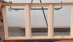 Wooden awning window