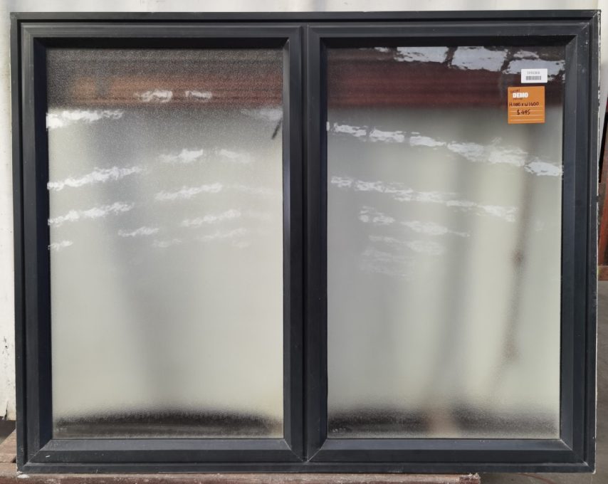 Gravel aluminium twin casement window
