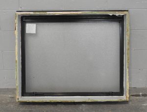 Karaka Green Aluminium Single Awning Window with Obscure Glass