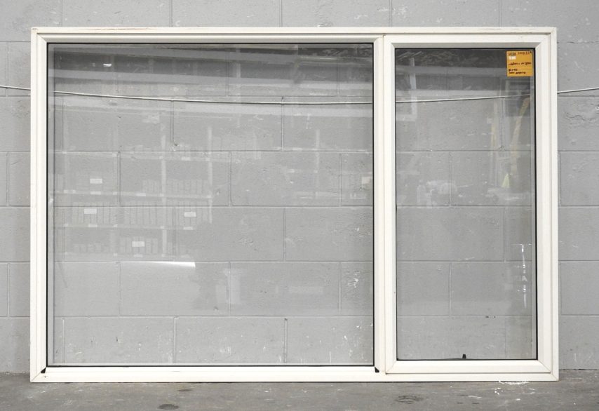 Off White Aluminium Single Awning Window