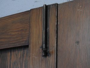Wooden Bungalow Internal Double 3 Panel Doors - Unhung