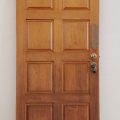 Unhung Wooden exterior door