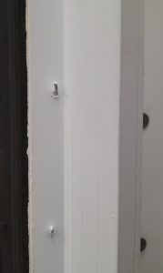 White aluminium sliding window