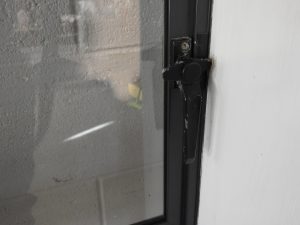 Denim blue Aluminium double awning window