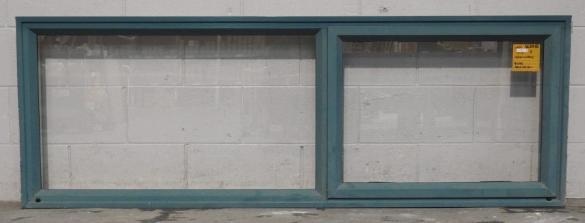 teal Aluminium single Awning landscape Window