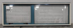 teal Aluminium single Awning landscape Window
