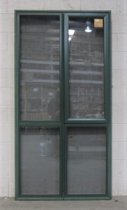 Permanent Green Aluminium Awning Window - double glazed