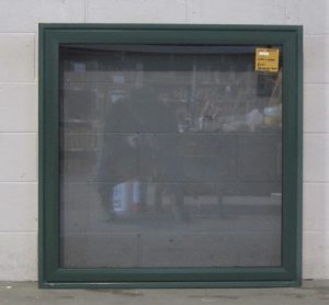 Permanent Green Aluminium Awning Window - double glazed