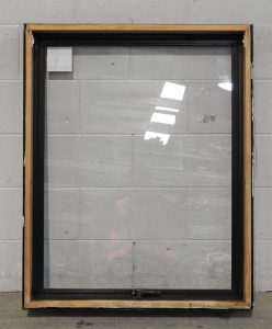 Black Aluminium Single Awning Portrait Window