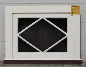 Villa Wooden Stained Glass Fixed Pane Window