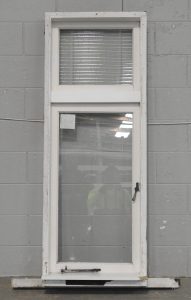 Wooden Casement Window with Toplight