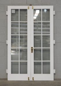 Wooden Colonial Style French Doors 10 Light Double Glazed