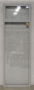 tall Silver pearl Aluminium double glazed awning window