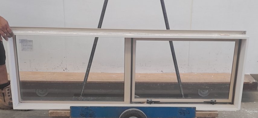 Desert sand aluminium single awning Window
