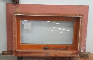 Wooden single awning window