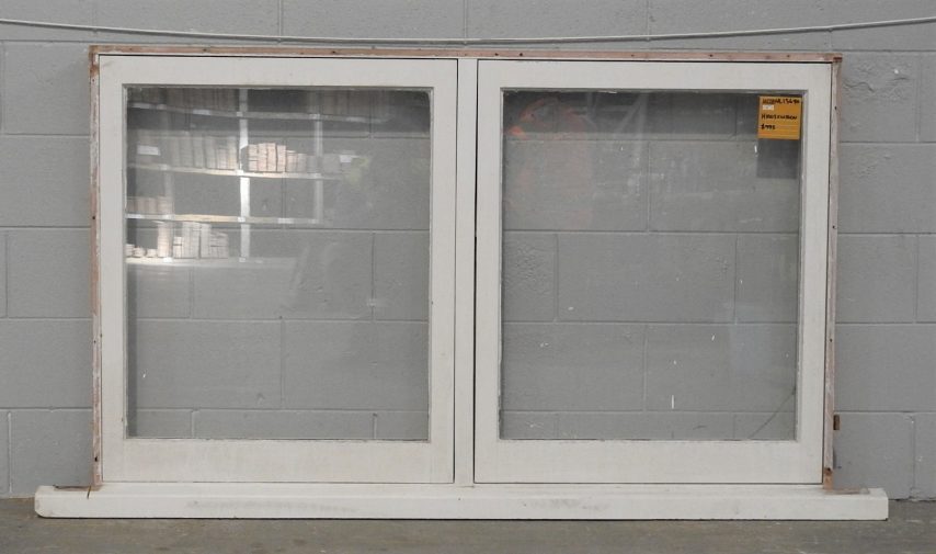 Wooden Double Awning Landscape Window