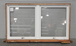 Wooden Double Awning Landscape Window