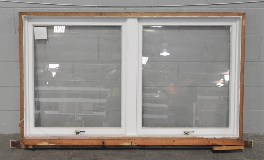 Wooden Double Awning Landscape Window