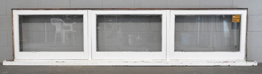 Wooden Triple Awning Landscape Window