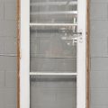 Wooden Exterior 3 Light Door Hung in Frame - Opens Out