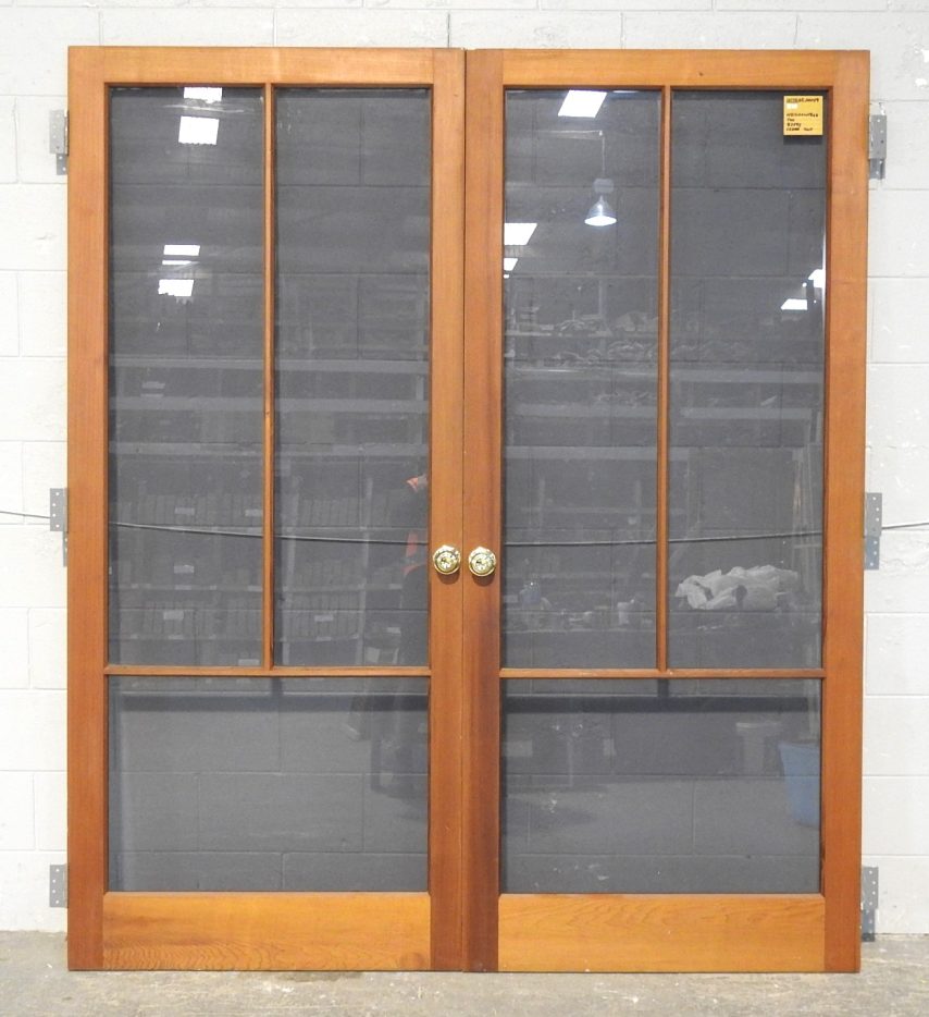 Wooden (Cedar) Internal French Doors - Unhung