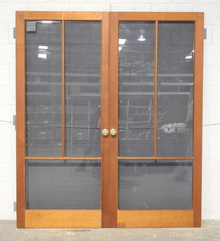 Wooden (Cedar) Internal French Doors - Unhung