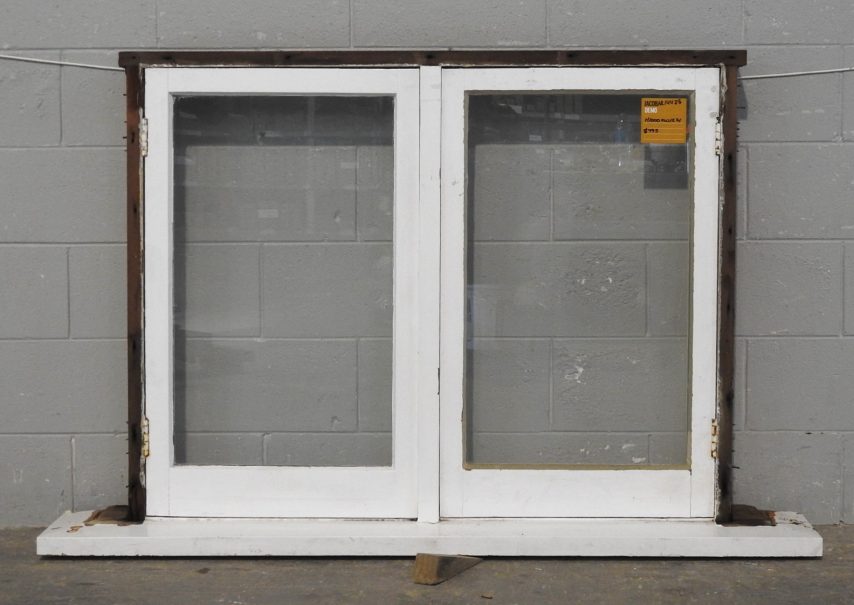 Wooden Casement Window With Two Opening Sashes