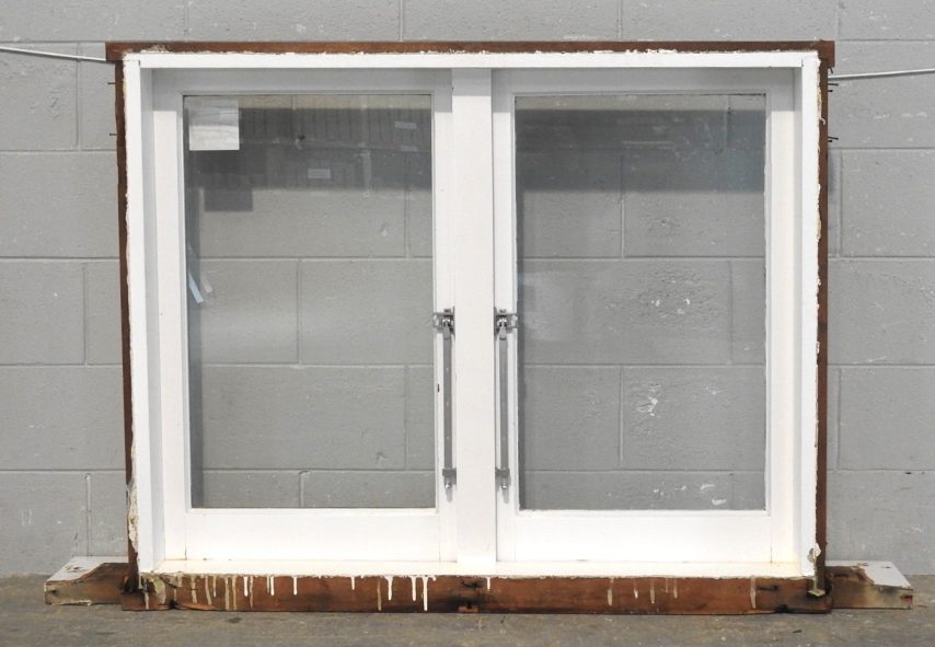 Wooden Casement Window With Two Opening Sashes