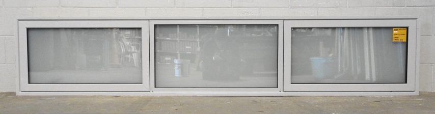 Silver Pearl Aluminium Double Awning Landscape Window