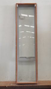 Silver pearl aluminium single awning window