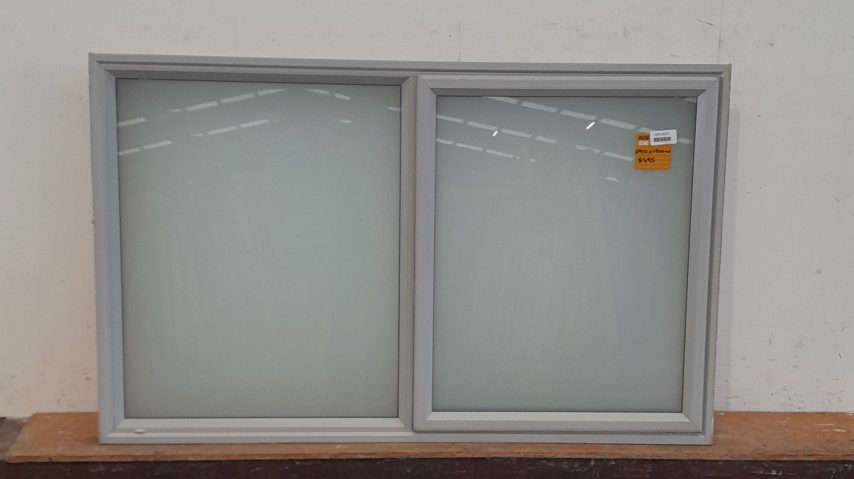 Silver pearl aluminium single awning window