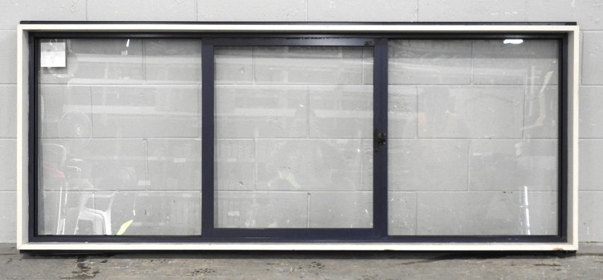 New Denim Blue Aluminium Sliding Window