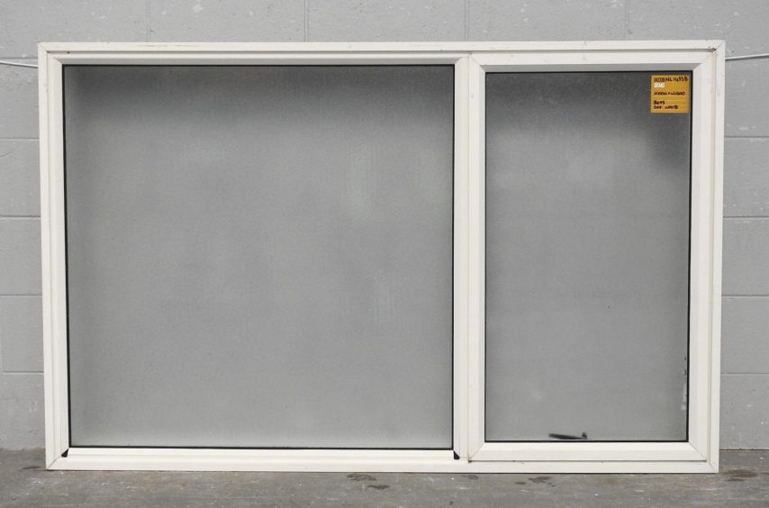 Off White Aluminium Single Awning Window